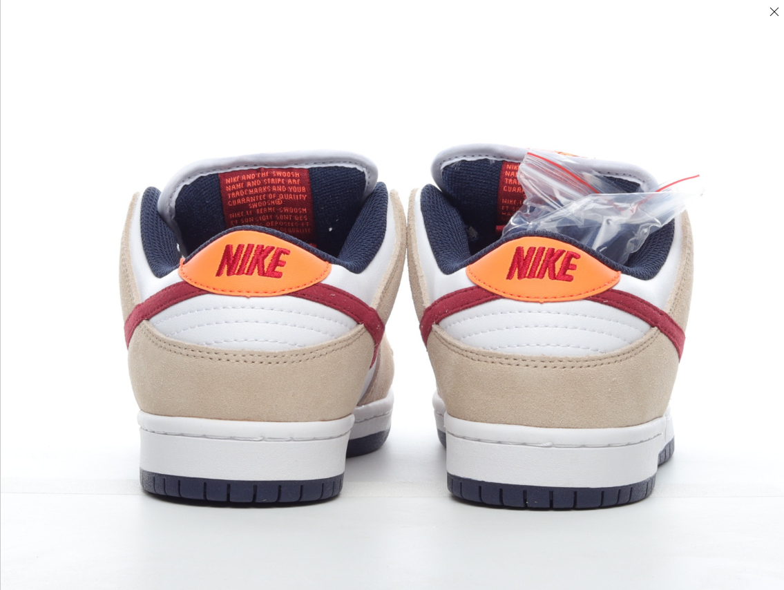 【新商品発売】Nike SB Dunk LowRed Brown Blue Shoes BQ6817-101【本物保証】【代金引換】