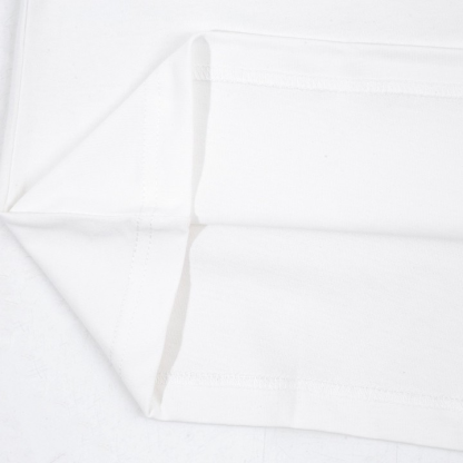 LOUIS VUITTON 25SS スターボールドロップデザイン ロゴシールフラワー 半袖Tシャツ ホワイト/ブラック