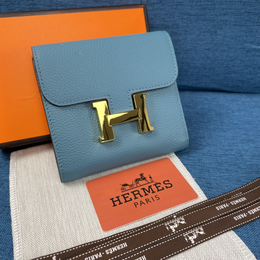 Hermes・レザー コンチネンタルウォレット 財布 折財布