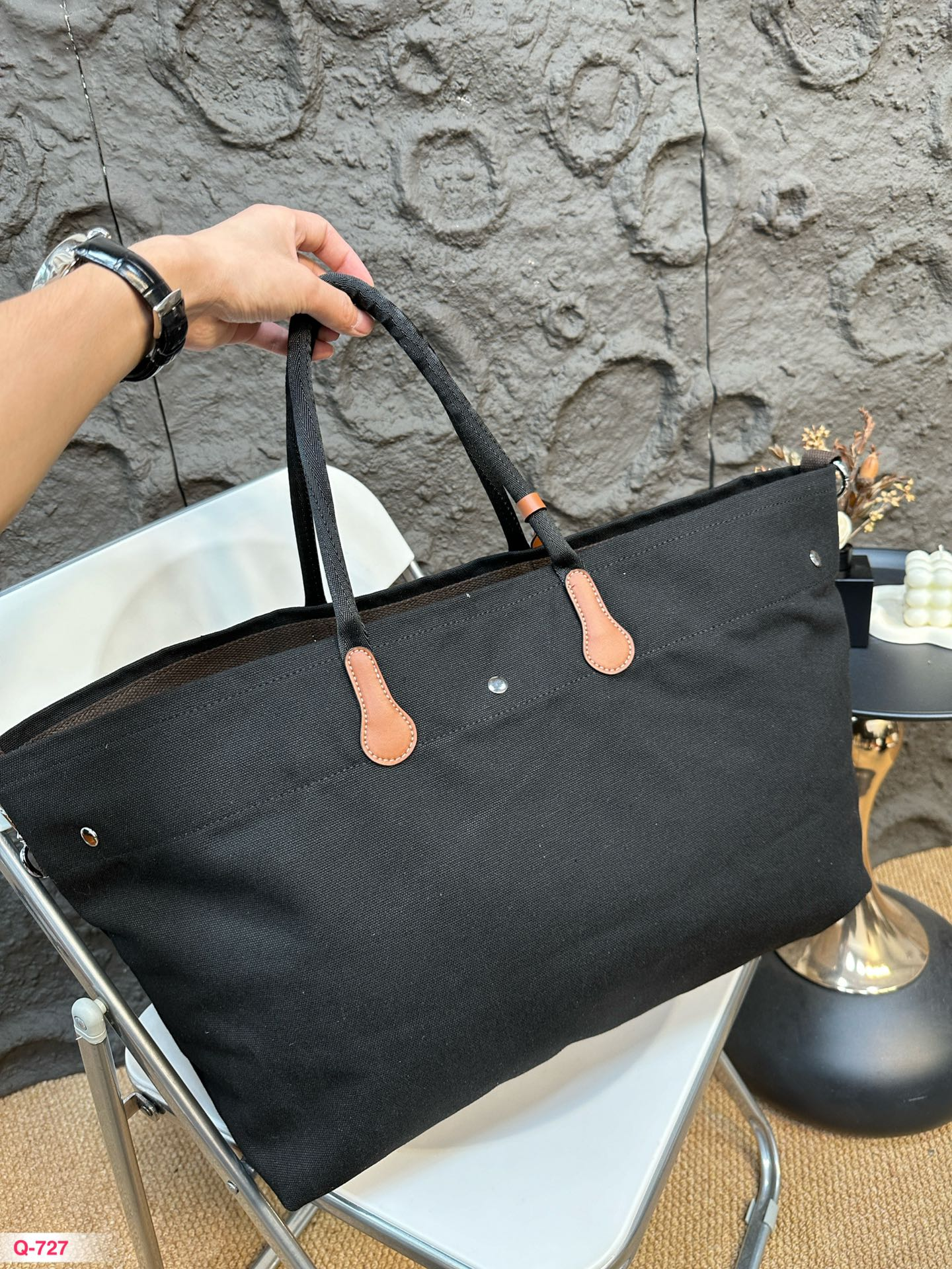 HERMES エルメス カヴァリエ キャンバス ボストン ショルダー 馬具 バッグ