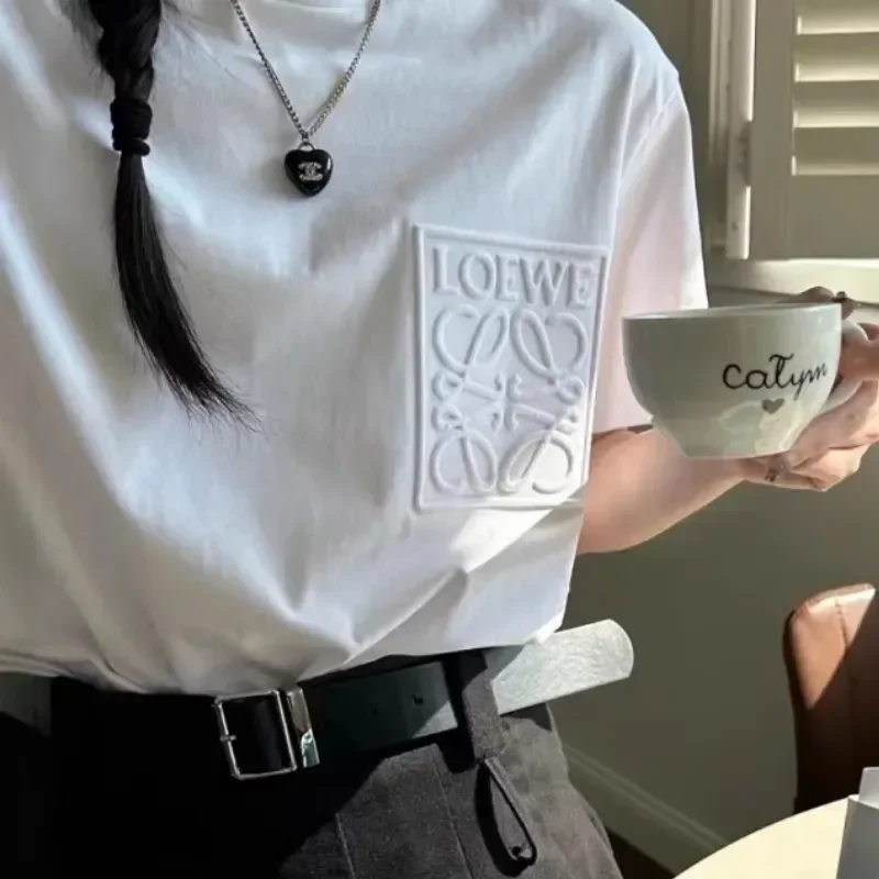 LOEWE『XS-L』話題沸騰中シンプル カジュアル 高品質 着心地良い 合わせやすいＴシャツ