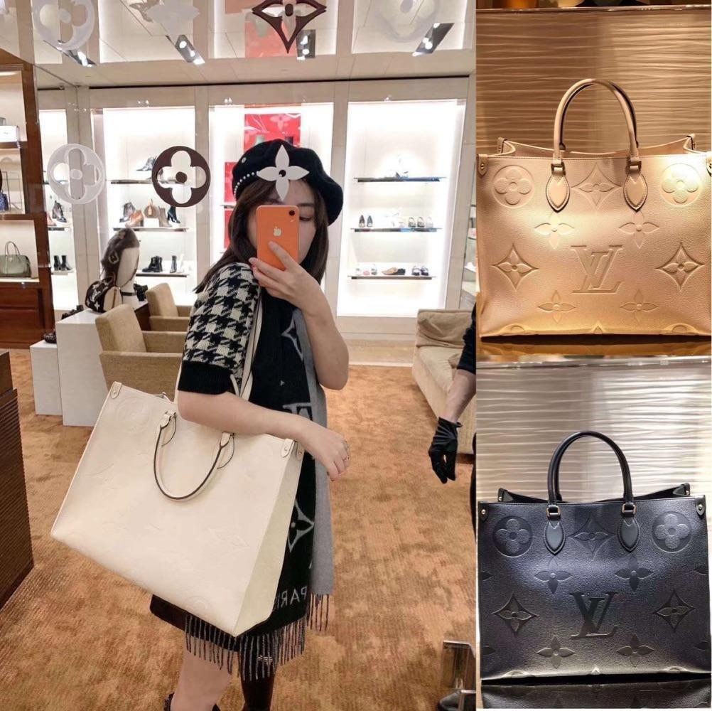 ルイヴィトン◆大容量通勤バック オンザゴーMM モノグラムトート