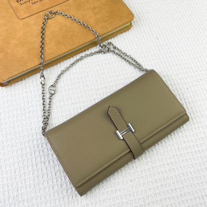 Hermes・レザー コンチネンタルウォレット 財布 折財布