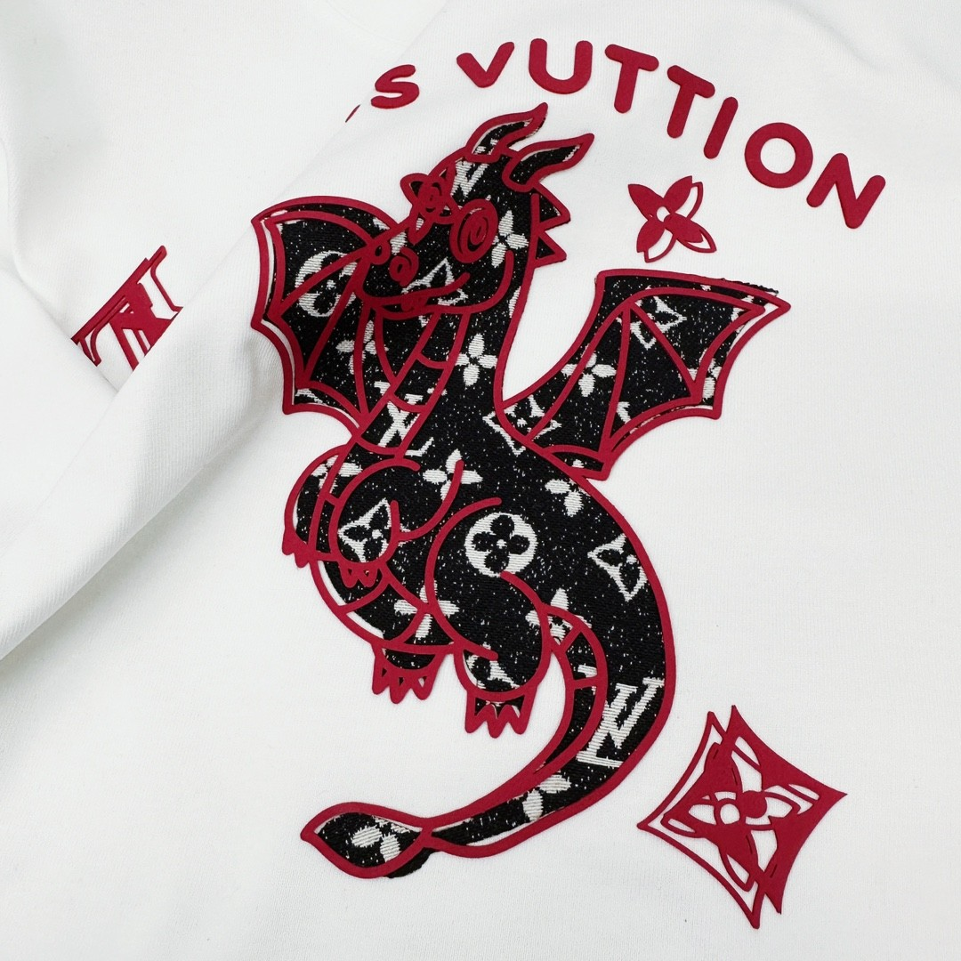 LOUIS VUITTON オールドカーロゴ 半袖Tシャツ 恤 男女兼用