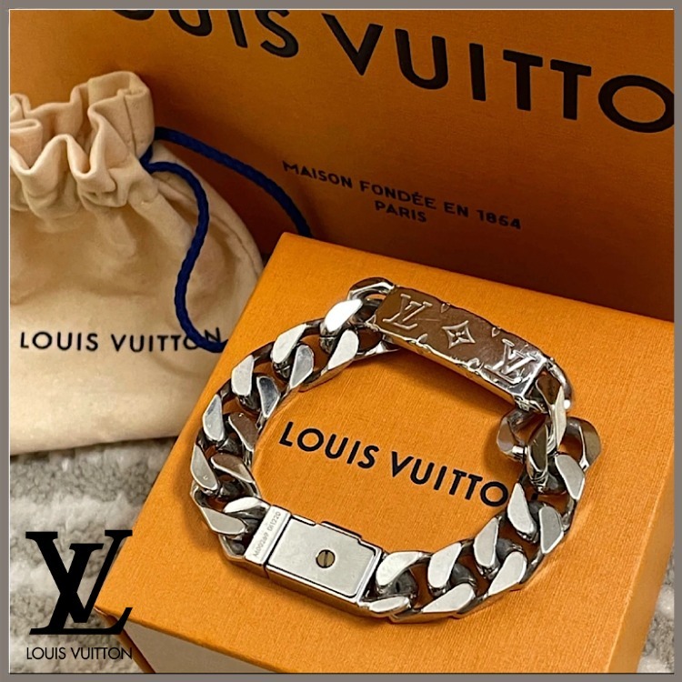 【太めチェーンがインパクト大♪】ルイヴィトン★ブレスレット