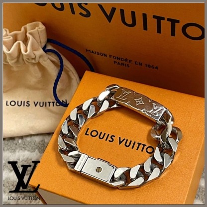 【太めチェーンがインパクト大♪】ルイヴィトン★ブレスレット