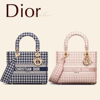 DIOR レディ D-ライト バッグ M 千鳥格子 CD 送料込み 限定