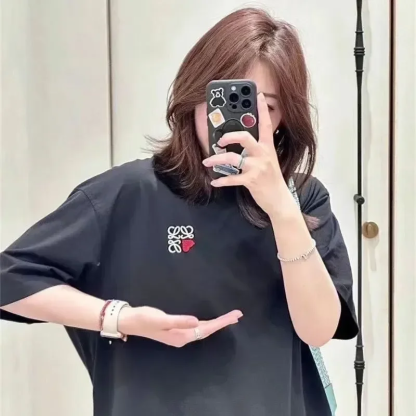 LOEWE【S-4XL】春夏らしい シンプルだからたくさん着まわせる 半袖 Tシャツ