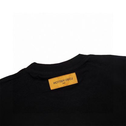 ルイ・ヴィトン ロゴ レタープリント ユニセックス 半袖Tシャツ