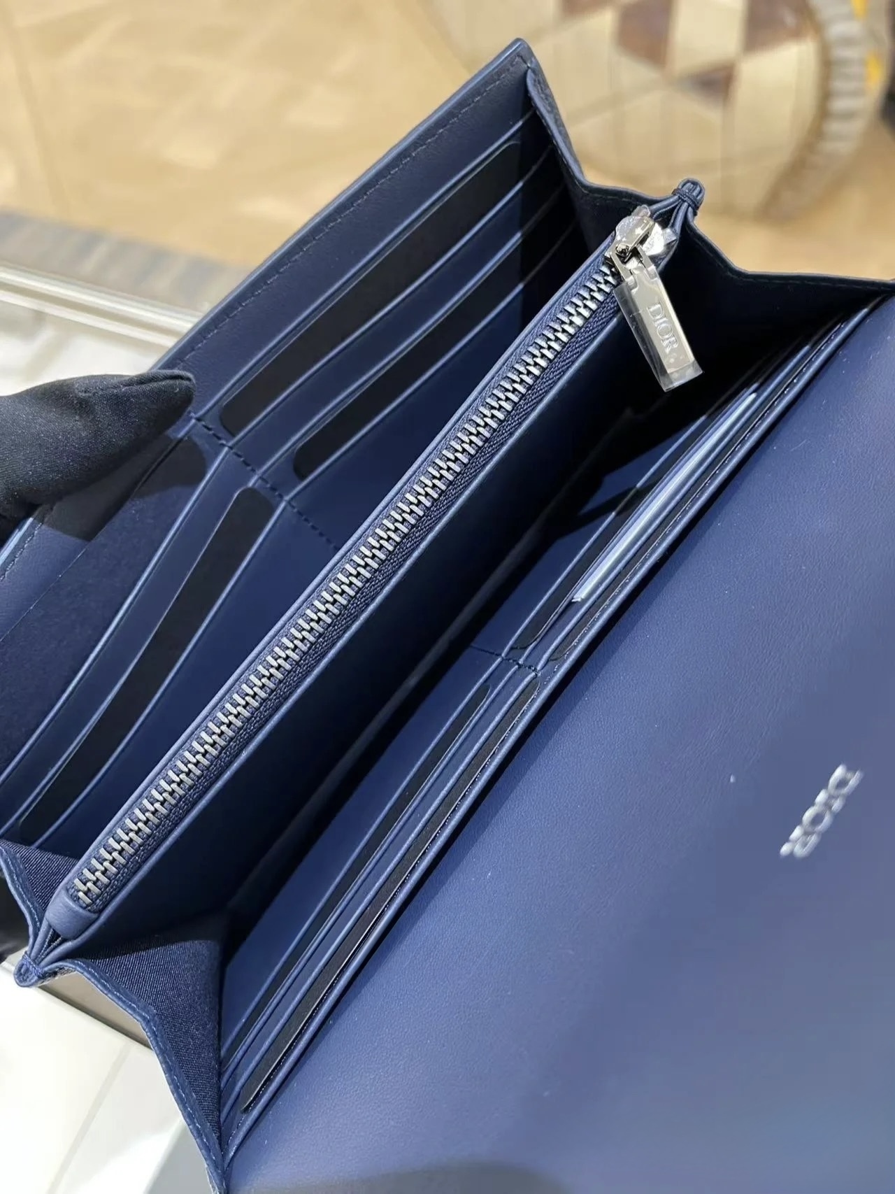 すぐ届く！DIOR（ディオール）ロング フラップウォレット 長財布