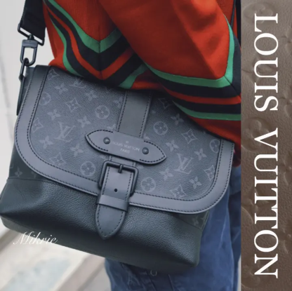 NEW IN◆ LV ショルダー メッセンジャー バッグ モノグラム 黒 M45911