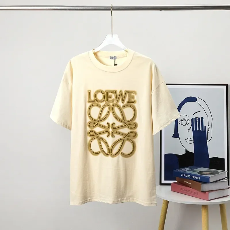 LOEWE『XS-L』人気爆発中 ゆるい 手触り良く カジュアル ファッション軽量 通気性 高品質 Ｔシャツ