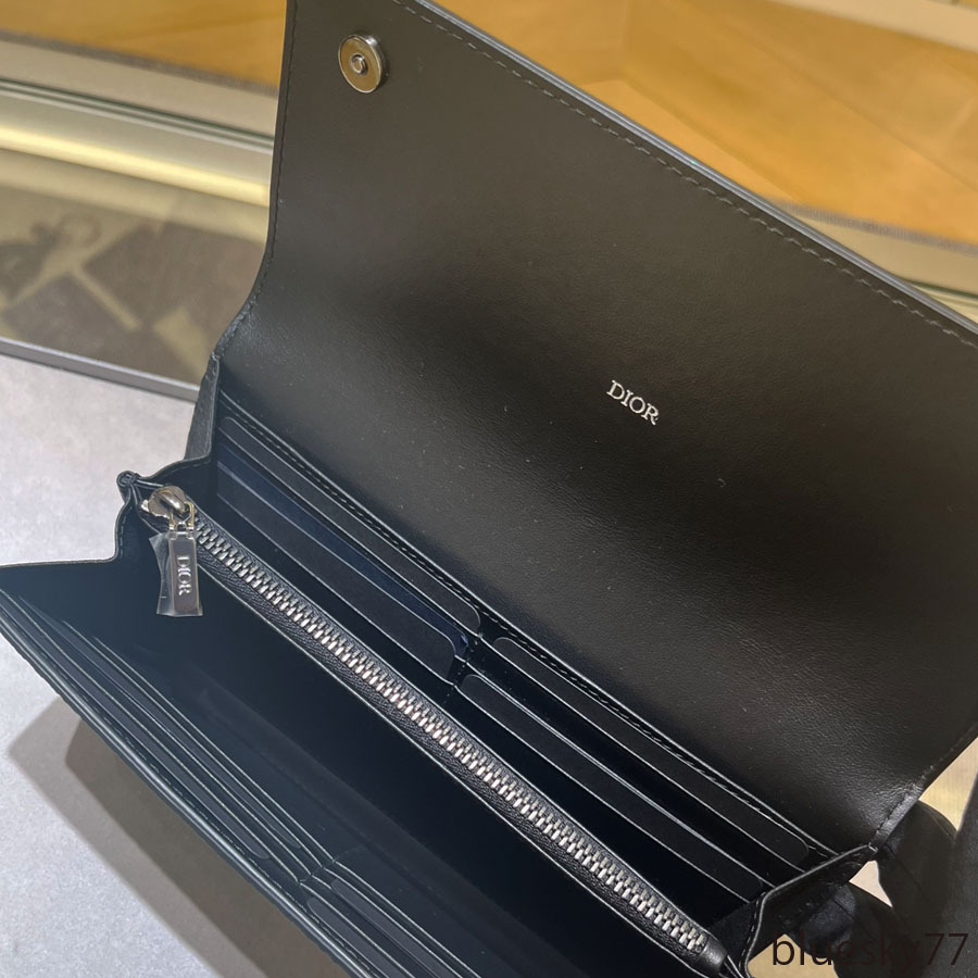 すぐ届く！DIOR（ディオール）ロング フラップウォレット 長財布