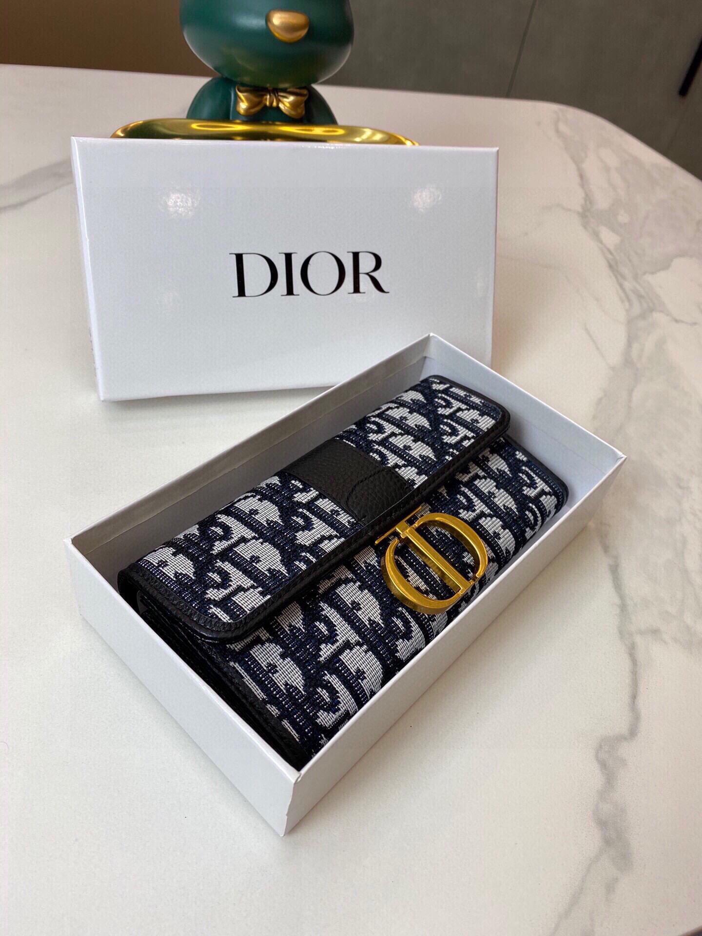 Dior(ディオール)★ジャカードキャンバスクラッチバッグ