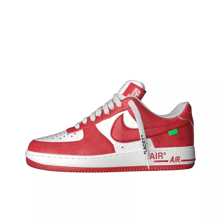 【新商品発売】【今年の新商品】LOUIS VUITTON X NIKE AIR FORCE1 LOW【本物保証】【代金引換】七色