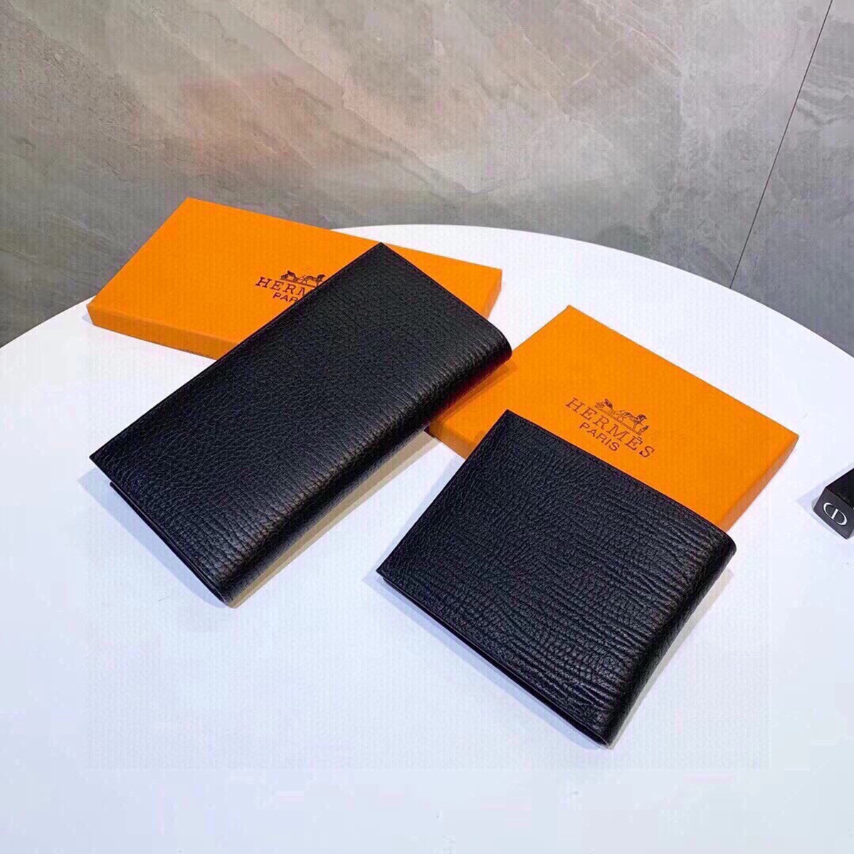 Hermes・レザー コンチネンタルウォレット 財布 折財布