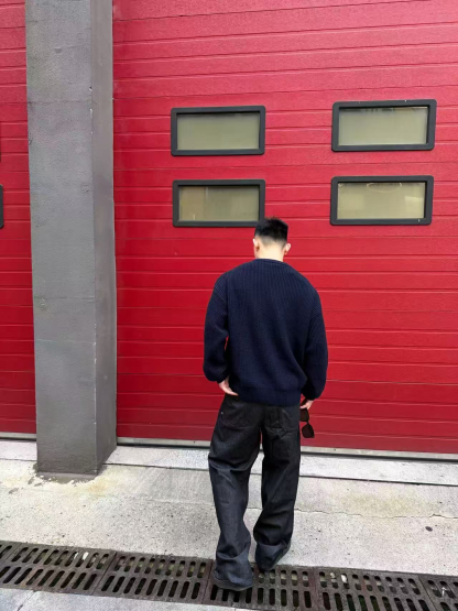 CELINE  刺繍 クルーネックニット