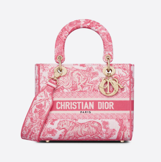 追跡付き発送【Dior】LADY D-LITE ミディアムバッグ