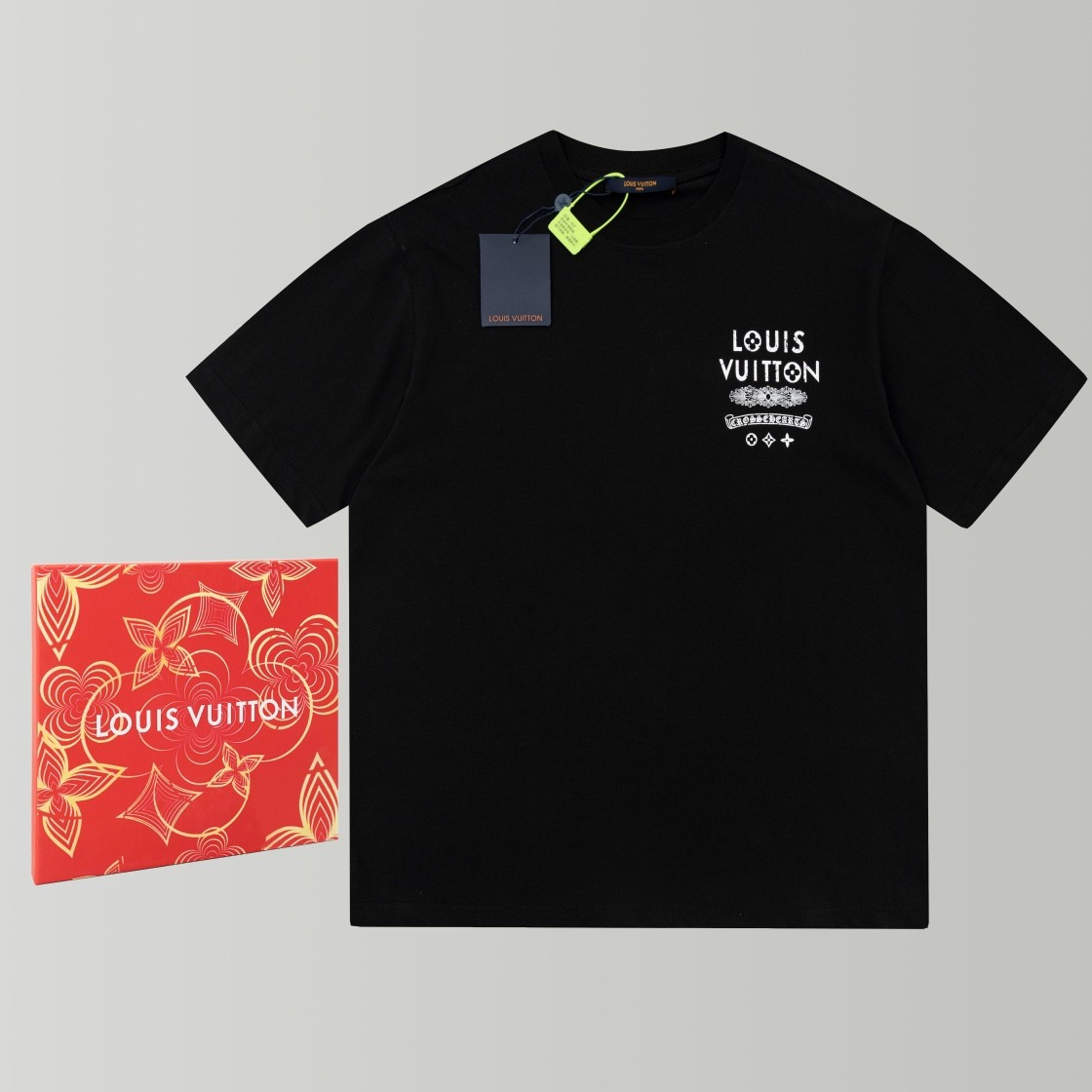 LOUIS VUITTON x Chrome Hearts コラボレーション、26SS 限定版ロゴプリントTシャツ