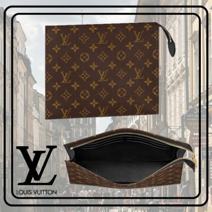 Louis Vuitton ポッシュ・トワレ NM モノグラム クラッチバッグ