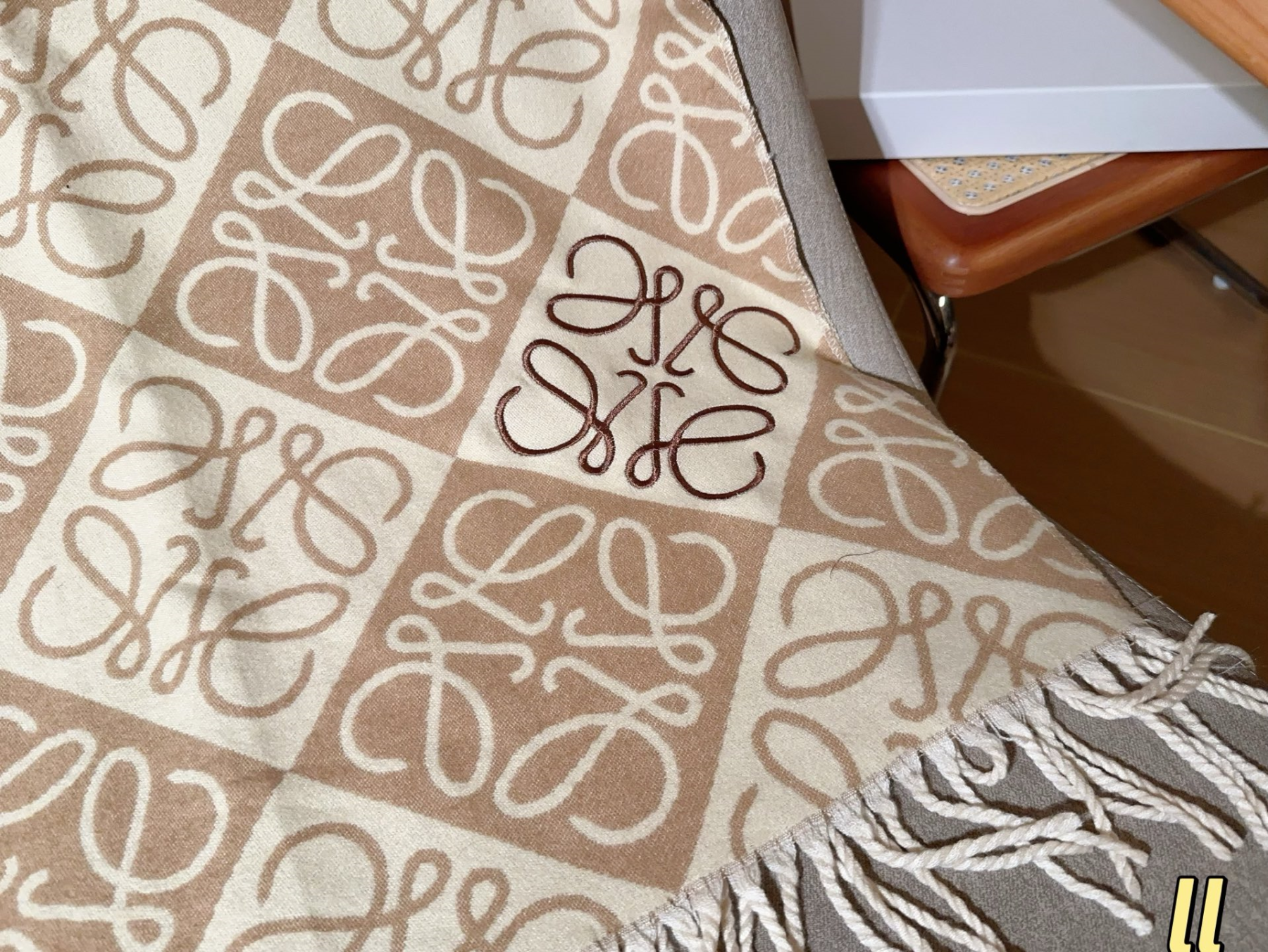 【LOEWE】ロエベ スカーフ ウール&カシミヤ