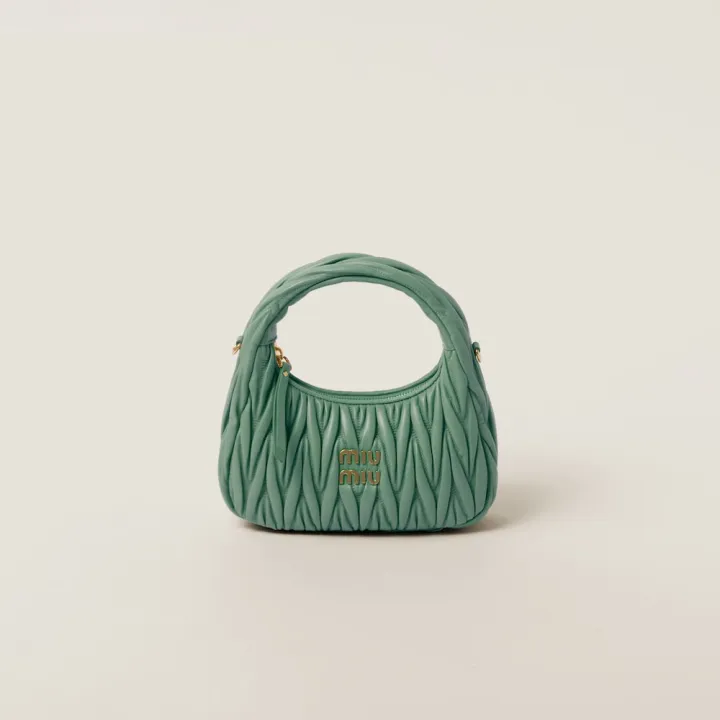 ワンダー マテラッセレザー ホーボーバッグ