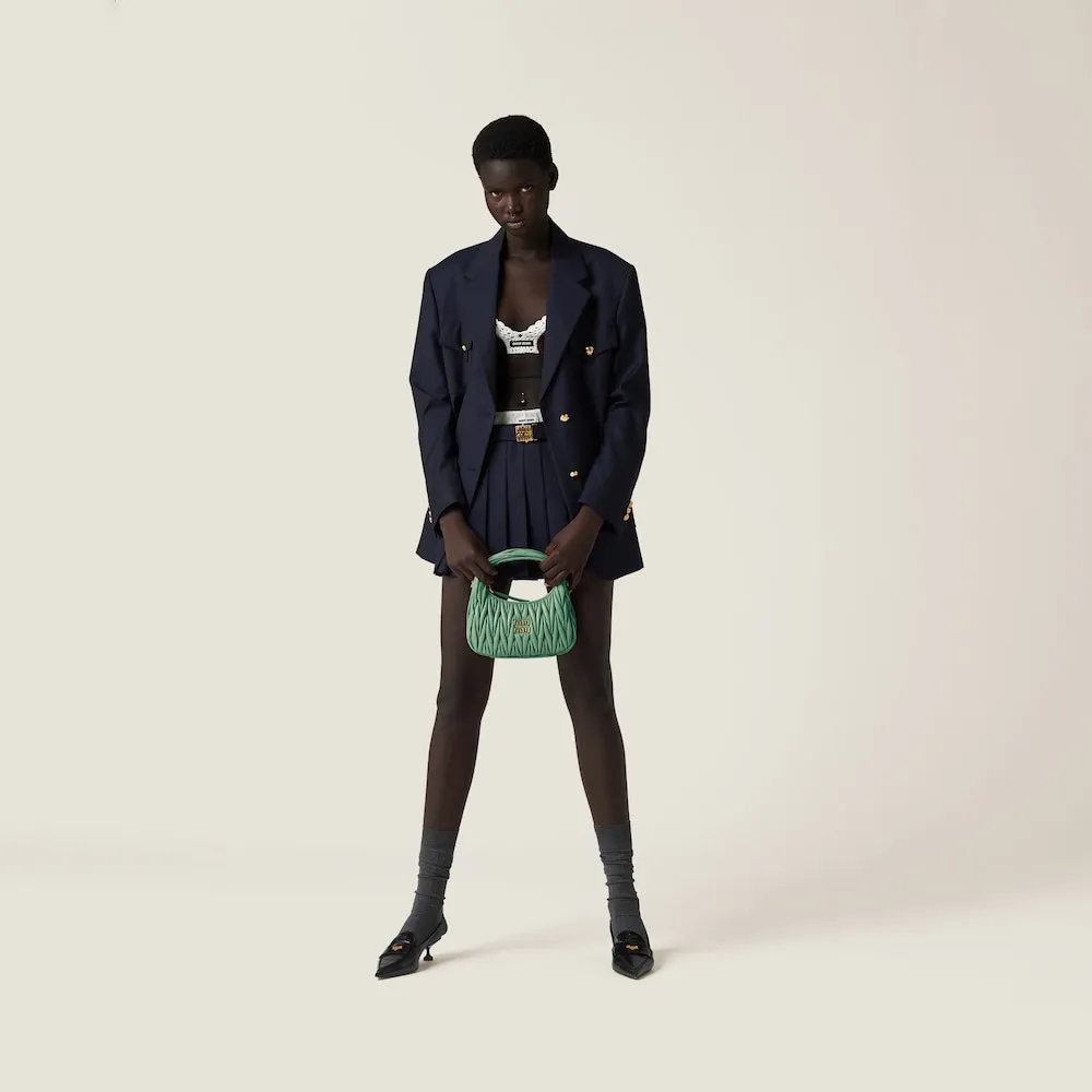 ワンダー マテラッセレザー ホーボーバッグ