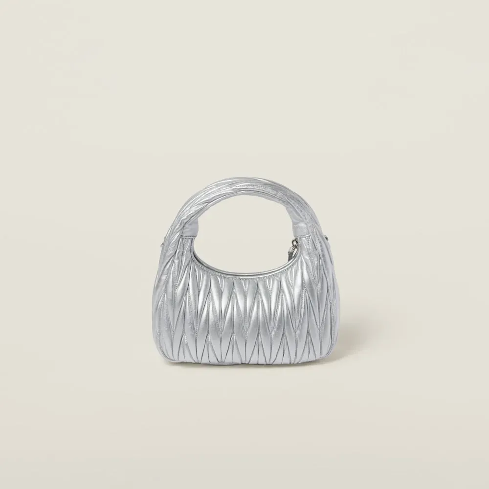 ワンダー マテラッセレザー ホーボーバッグ