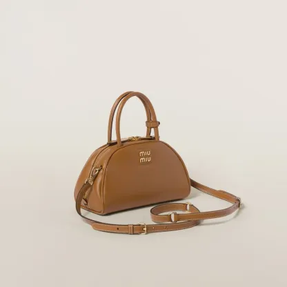 レザー トップハンドルバッグ