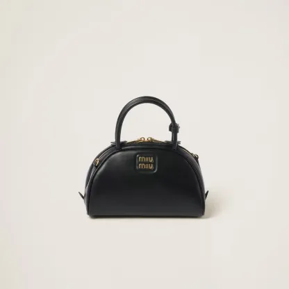 レザー トップハンドルバッグ