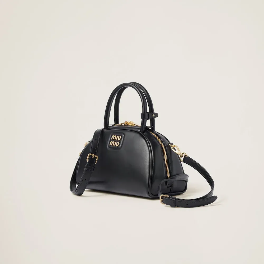 レザー トップハンドルバッグ