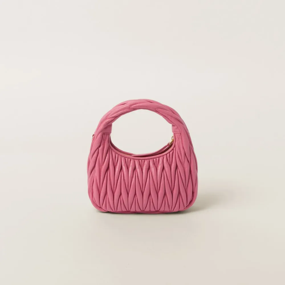 ワンダー マテラッセレザー ホーボーバッグ