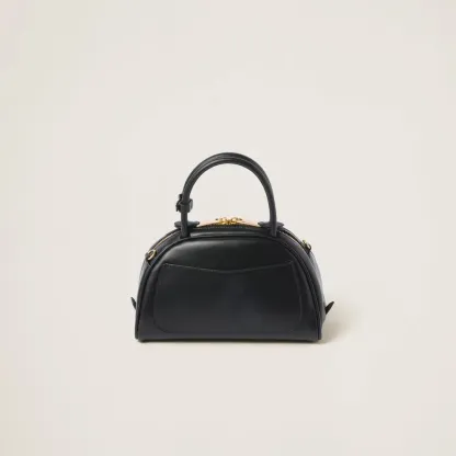 レザー トップハンドルバッグ