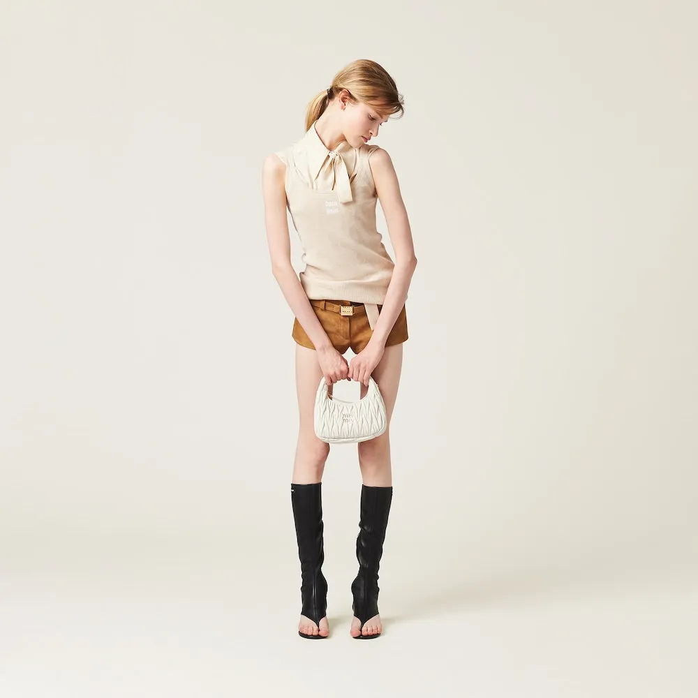 ワンダー マテラッセレザー ホーボーバッグ