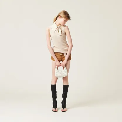 ワンダー マテラッセレザー ホーボーバッグ