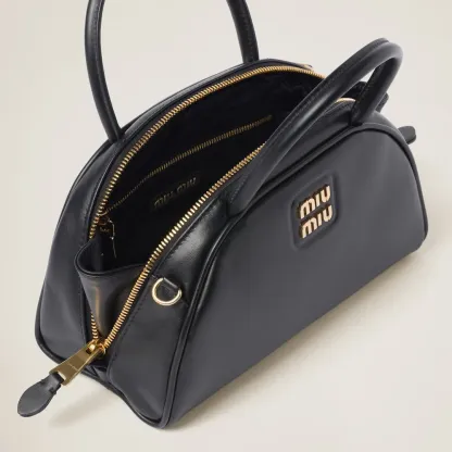 レザー トップハンドルバッグ