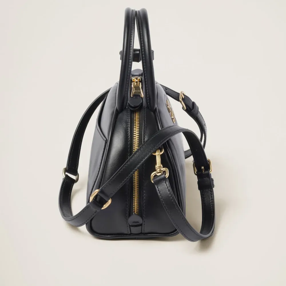 レザー トップハンドルバッグ