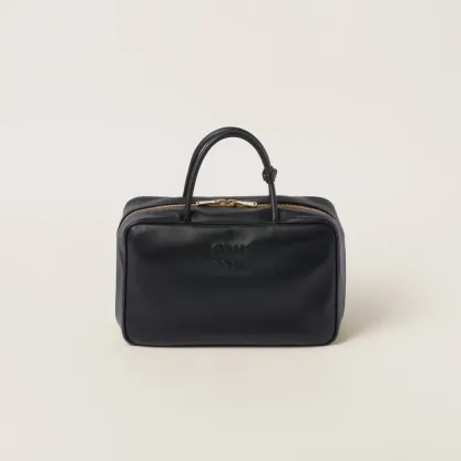 レザー トップハンドルバッグ