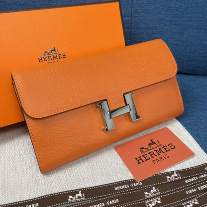 Hermes・レザー コンチネンタルウォレット 財布 折財布