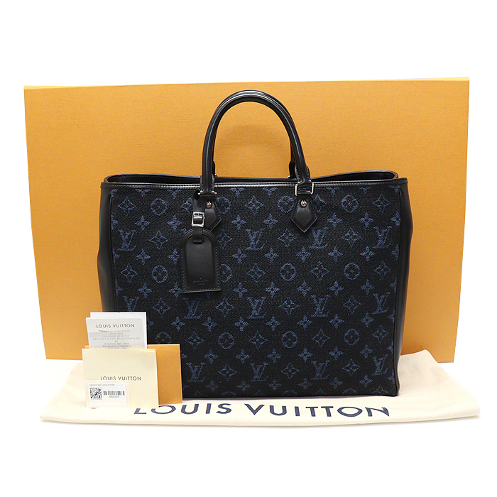 中古 Louis Vuitton モノグラム ジャカード グランサックトートバッグ