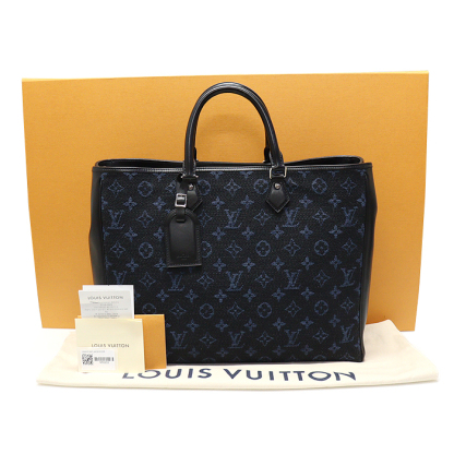 中古 Louis Vuitton モノグラム ジャカード グランサックトートバッグ