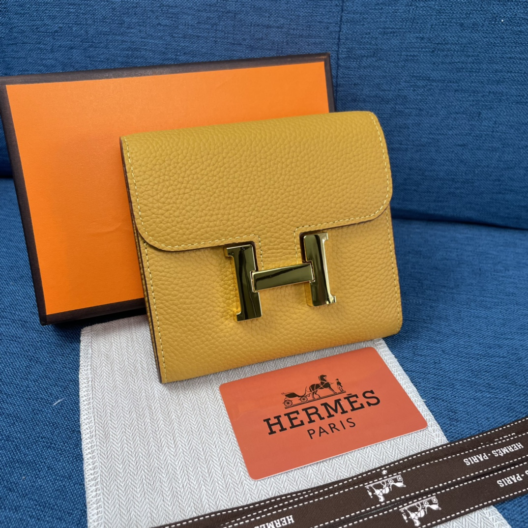 Hermes・レザー コンチネンタルウォレット 財布 折財布