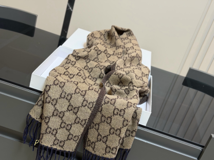 GUCCI 国内発送sale お勧め マフラー ウール アルパカ 男女兼用