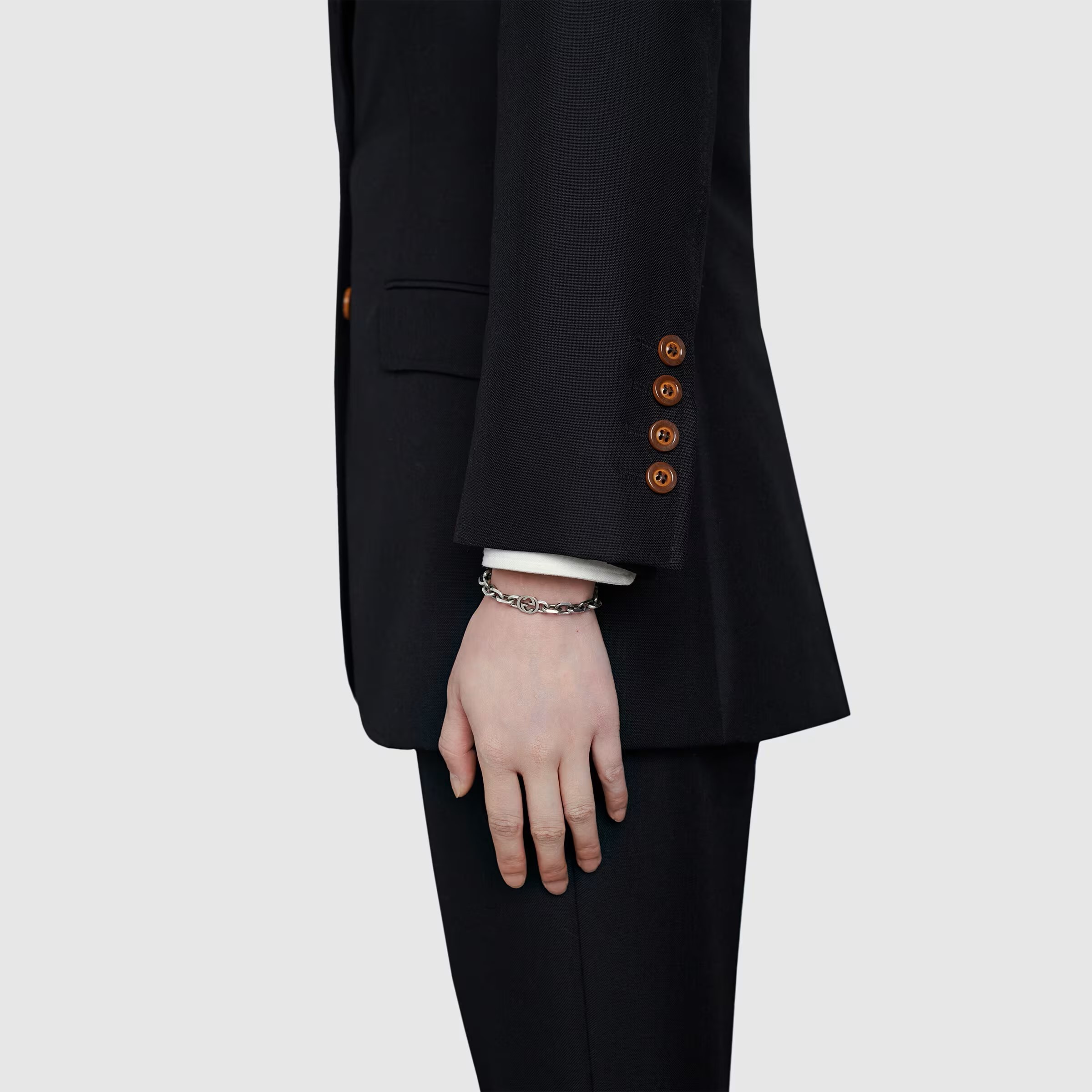 GUCCI グッチ インターロッキングG シルバー ブレスレット