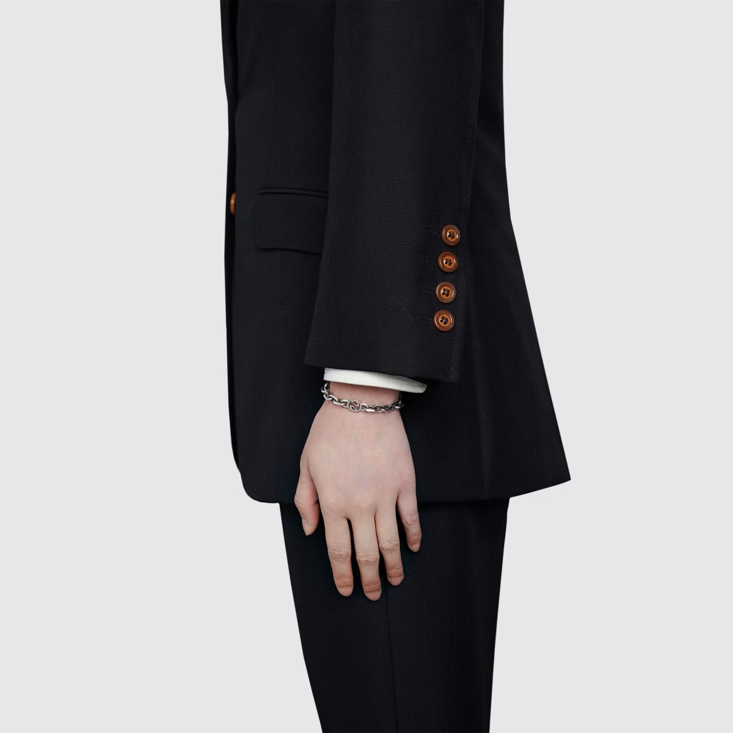 GUCCI グッチ インターロッキングG シルバー ブレスレット