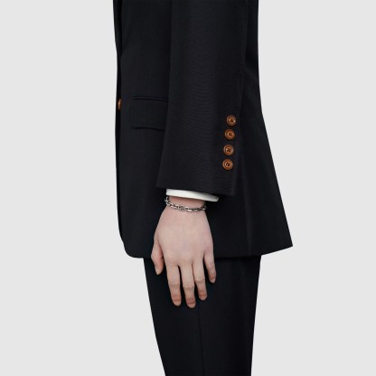 GUCCI グッチ インターロッキングG シルバー ブレスレット
