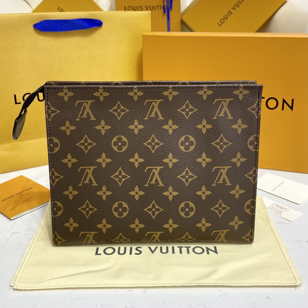 Louis Vuitton ポッシュ・トワレ NM モノグラム クラッチバッグ