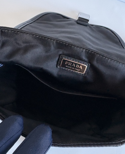 PRADA 2VD070 Re-Nylon xサフィアーノレザー ショルダーバッグ