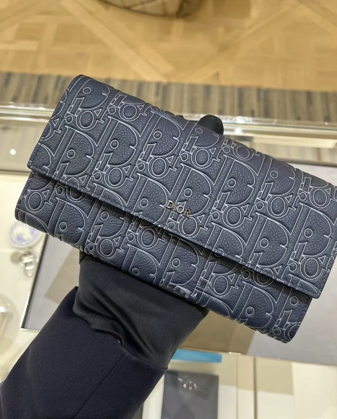 すぐ届く！DIOR（ディオール）ロング フラップウォレット 長財布