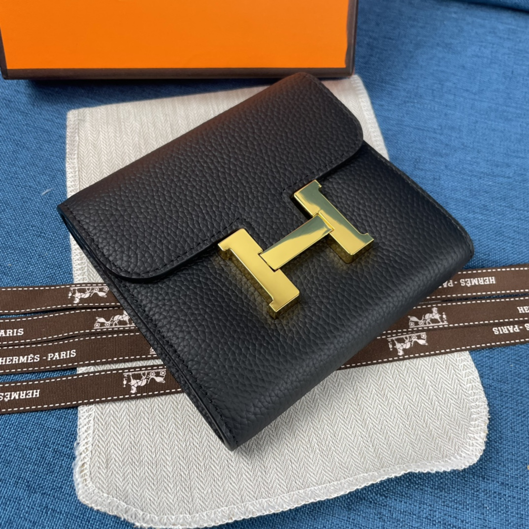 Hermes・レザー コンチネンタルウォレット 財布 折財布